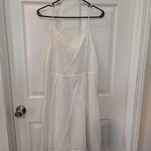 Old Navy White Eyelet Summer Dress